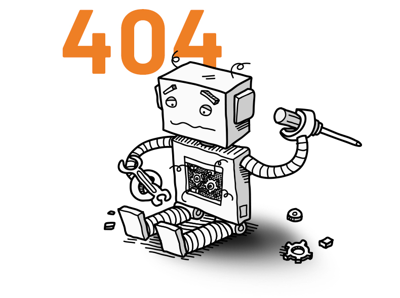 Fehler 404 - Seite nicht gefunden
